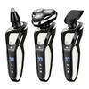 Golarka elektryczna 4D, W pełni zmywalny trymer do brody, Ładowanie USB Golarka 3 w 1