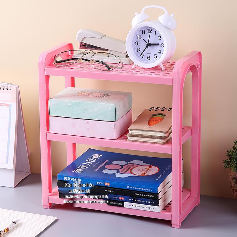 Multilayer Desktop Shelf Bookshelf & Storage Rack for Office & Student Desk