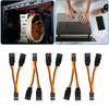 5Pcs 5cm 30Core Servo Y Extension Cord Leads Wire for Model Car and Fixed Wing Aircrafts