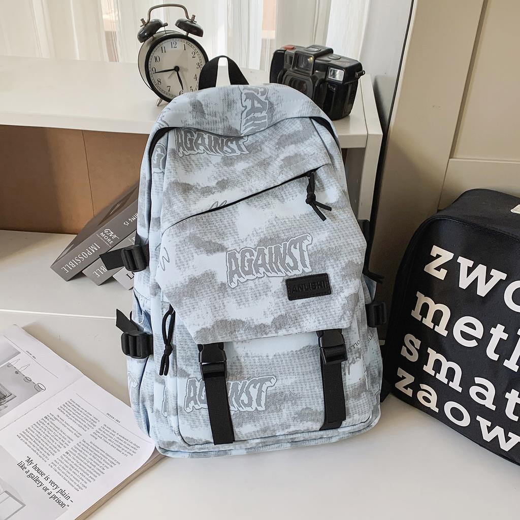 Schoolbag1011 New middle school students, junior high school students, high school students, schoolbags, boys, large-capacity spine backpacks, women's