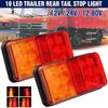 Car LED Tail Turn Signal Ultra Bright 12/24V Brake Reverse Lamp For Pickup Truck Trailor Rear Lamp Waterproof