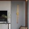Modern Long Wall Lamp LED Living Room Dining Room Loft Wall Mounted Sconce Decoration Bedroom Bedside Light Staircase Fixture