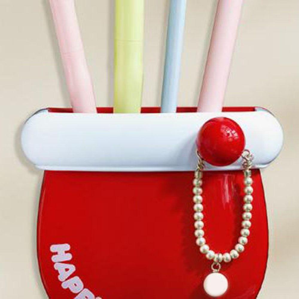 Punch-free Magnetic Storage Box Dopamine Tableware Container Cute Refrigerator Storage Box  Office