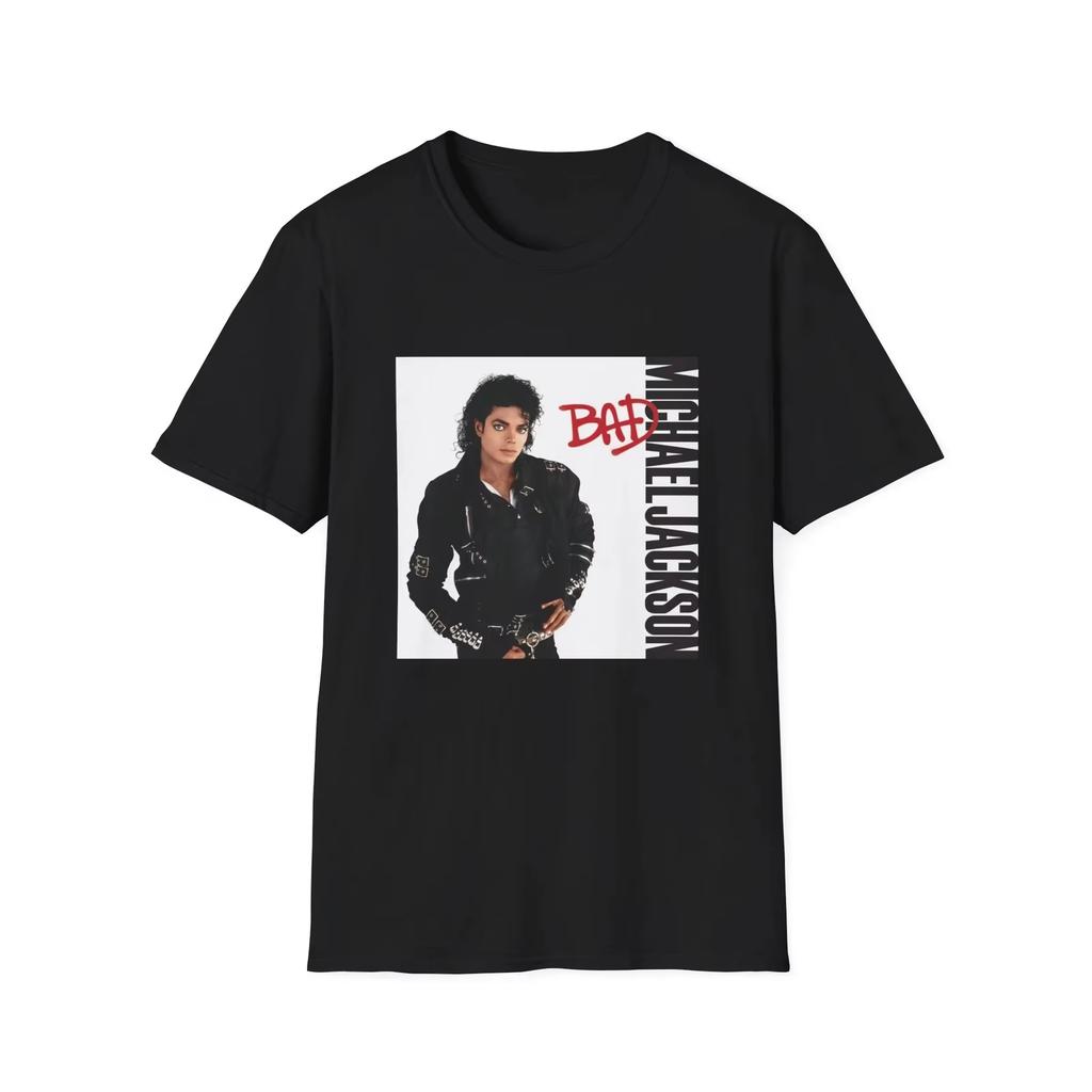 2026 HOT SALE Black or White - Michael Jackson MJ New Men's T-Shirt Unisex O-Neck Cotton Short Sleeve Women Oversized Y2k Popular Fashion Tee Top
