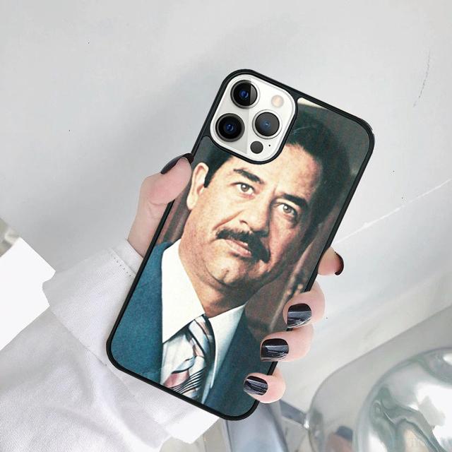Saddam Hussein Iraq Arabic Phone Case Cover For iPhone 17 Air 15 16 14 11 12 13 Pro MAX Plus