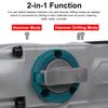 2-IN-1 Rechargeable Brushless Cordless Electric Rotary Hammer Impact Drill 1300W Power Tool For 18V Battery 4200RPM