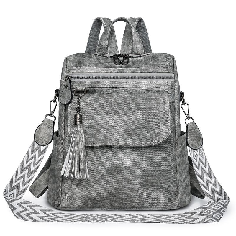 Women's 2024 Lightweight Cross-Border Backpack: Spacious, Casual Travel & Single Shoulder Bag for Outings
