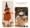 Cartoon Burlap Elf Pumpkin Doll Pendant for Halloween Decorations and Scene Dressing