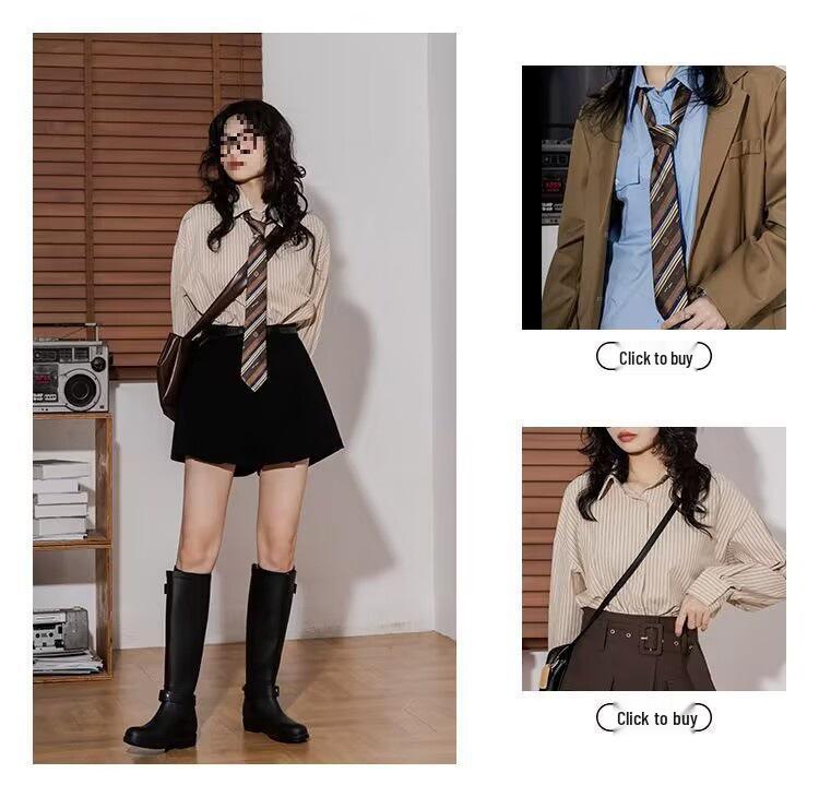 Women's Black High-Waist Corduroy Pleated Wide-Leg Shorts - Autumn/Winter Korean Style