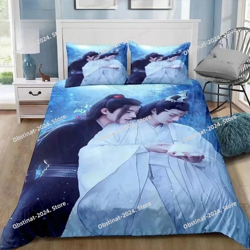 Drama The Untamed Xiao Zhan Wang Yi Bo Bedding Set Single Twin Full Queen King Size Bed Set Adult Kid Bedroom Bedding Gift 011