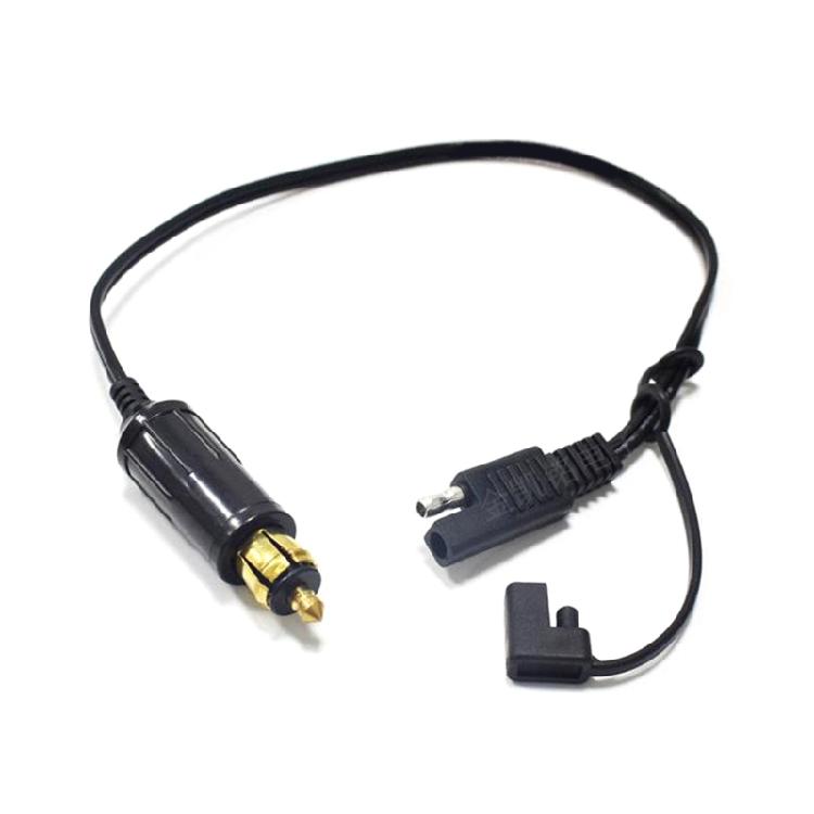 DIN Hella Male Plug Powerlet Plug European Type Connector Cable for Motorcycles 1