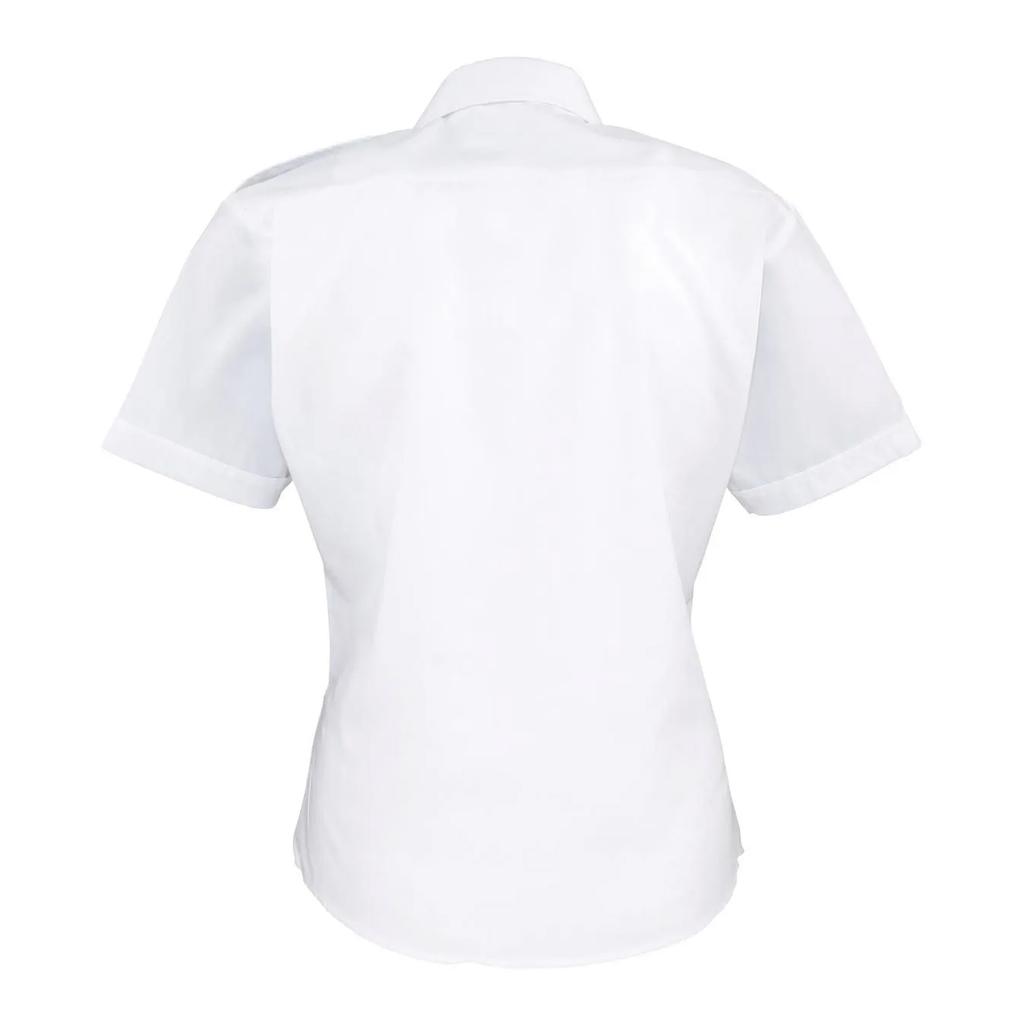 Premier Womens/Ladies Short-Sleeved Pilot Shirt