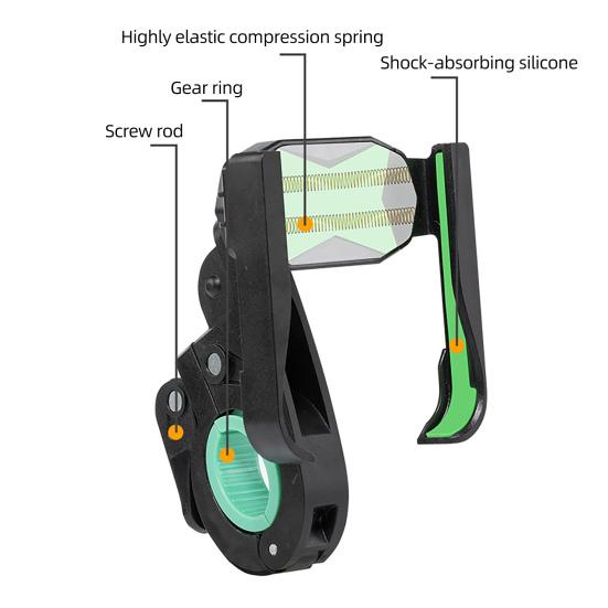 Phone Mount Steady Shaft Bicycle Handlebar Anti-shake Universal Cell Phone Navigation Support