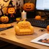 Pumpkin Jewelry Storage Ornament, 3D Printed Halloween Pumpkin Sofa Shape, Handicrafts for Rings Earrings Table Decoration