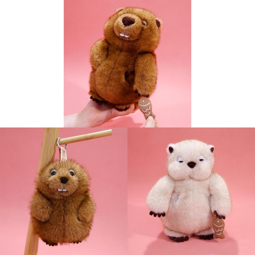 Plush Seal And Groundhog Animal Stuffed Toys With Soft Polyester Fiber For Sleep Comfort And Gift