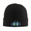 Inside Out Envy Costume Big Face Knitted Hat Autumn Winter Skullies Beanies Warm Cartoon Anime Cap Female Male Acrylic Skullcap