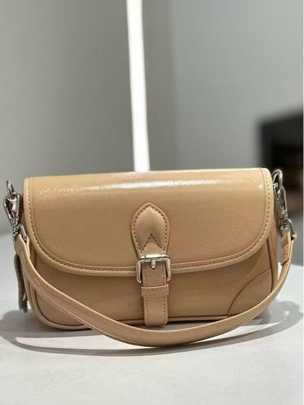 Damen Echtleder Sattel Crossbody Tasche - Vielseitige Kleine Mode Hüfttasche