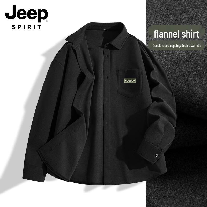 Мужская фланелевая рубашка с длинным рукавом JEEP SPIRIT 2XL