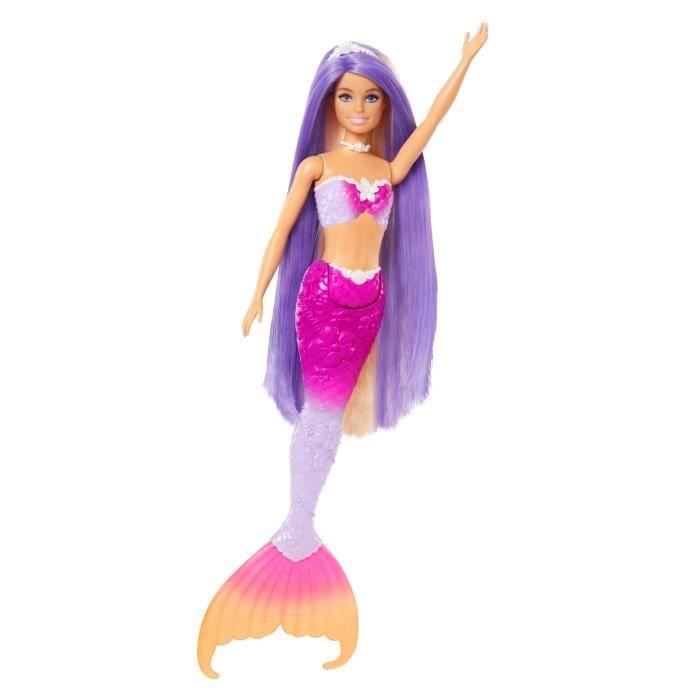 Barbie-Sirène « Malibu »-Poupée avec changement de couleur HRP97