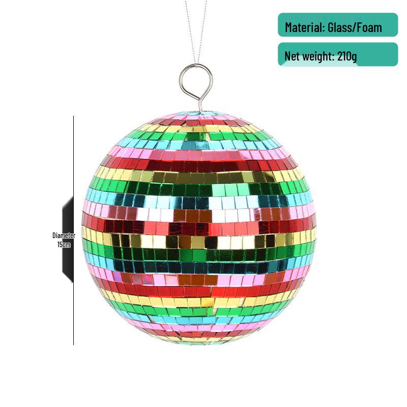Reflective Glass Disco Ball for Weddings and Stage Performances