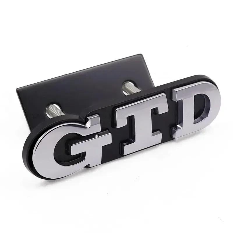 Golf 3 4 MK3 MK4 2026 Heiß Für VW VOLKSWAGEN 3D Metall GTD Logo Emblem Plakette Auto Frontgrill Heckklappe Aufkleber Für Volkswagen VW