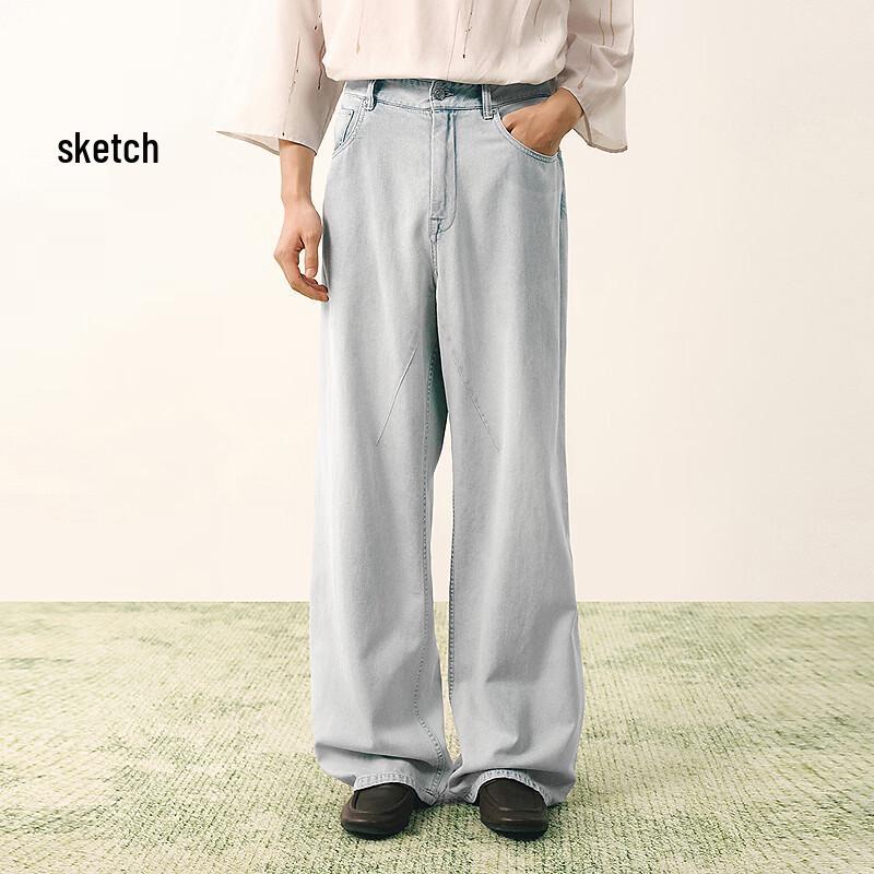 CROQUIS Men s 2026 Summer Straight-Leg Slim Fit Jeans M