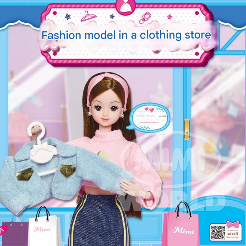 El trabajo de Mimi de Seventeen como Modelo de Moda en Tienda de Ropa