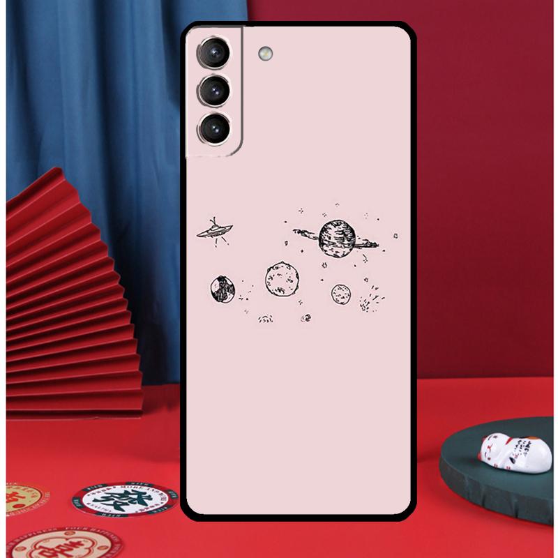 

Aesthetic Planet Phone Case For Samsung Galaxy S25 S24 Ultra S9 S10 S20 S21 S22 S23 Plus S24 FE Back Cover Galaxy S20