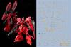 Gold-Plated! HG RG MG PG RE MGSD Robot MS Detail-Up Water-Transfer Decals (for RG 1/144 Sazabi MSN-04/04FF) [Parallel Import]