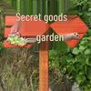 Garden & Flower Sign: Standing or Hanging Identification for Vegetable Gardens, Parks, and Kindergartens