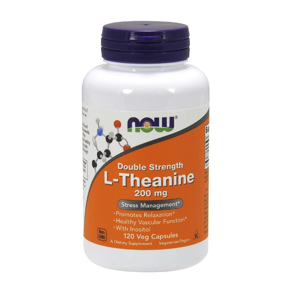 

Double Strength L-Theanine 200 mg, 120 Veg Capsules