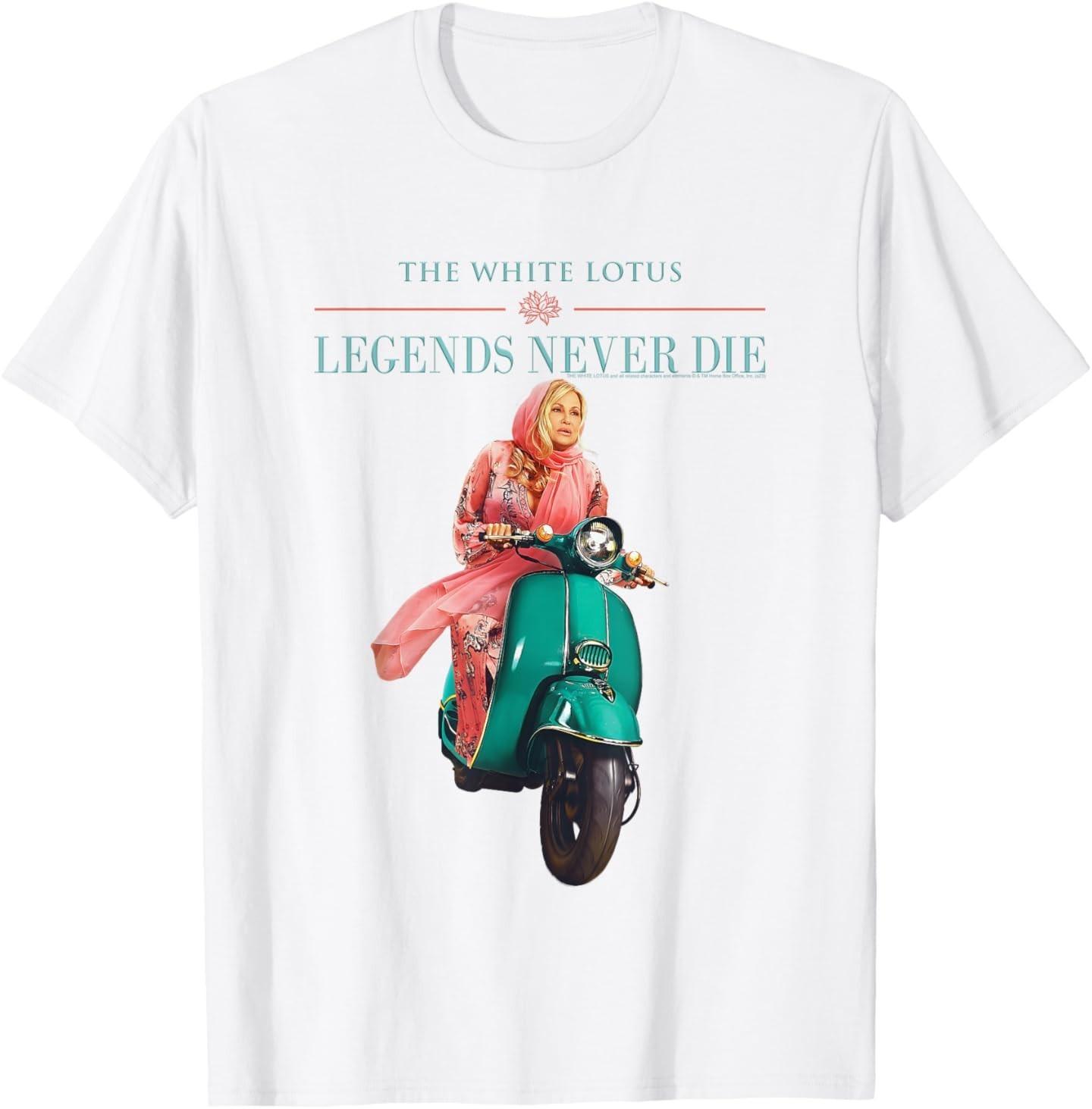 The White Lotus Legends Never Die Scooter T-Shirt S разноцветный