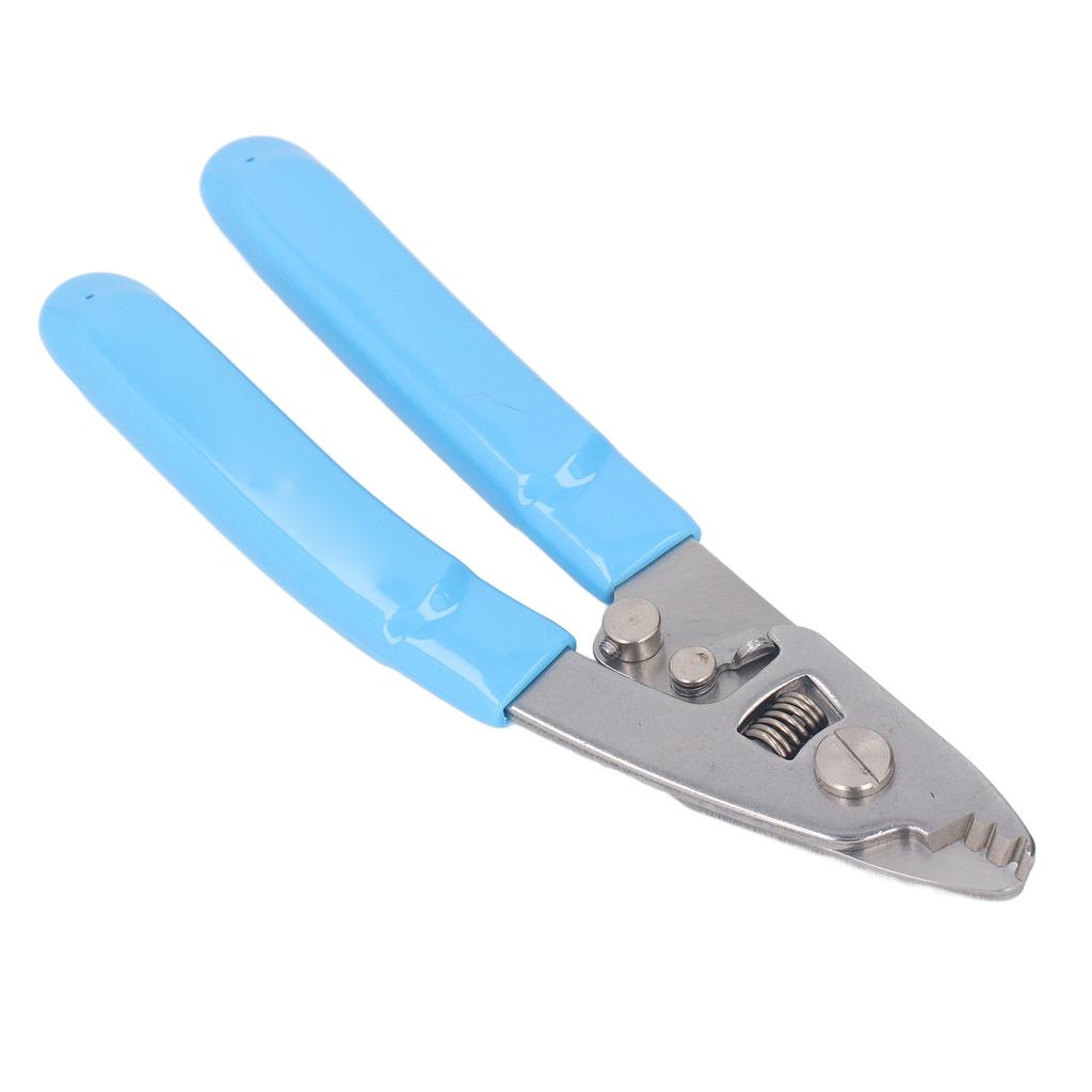 Fiber Optic Stripper 3 Hole Precise Cut Stainless Steel Wire Stripping Pliers for FTTH