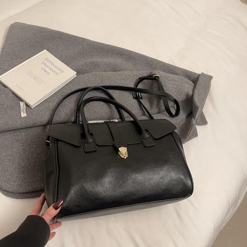 Damenhandtaschen Damenhandtaschen fühlen sich großvolumige Wintertaschen Mode-Tote lässig neue große Taschen Vielseitiger Trend Retro Schulter