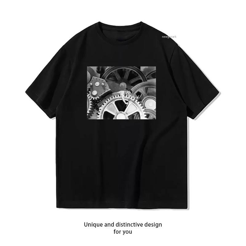 100% Baumwolle Trend Casual Männer Und Frauen Universal T-Shirt Mit Japanischem Anime-Muster-Druck, Atmungsaktives Kurzarm-Top