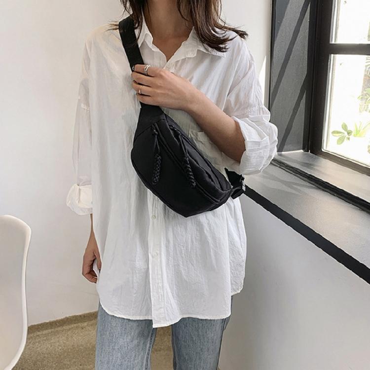 Crossbody Fanny Pack Chest Bag Belt Bag with Adjustable Strap for Men and Women