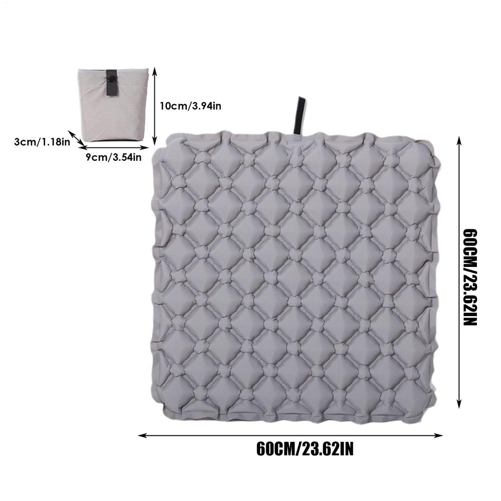 

Надувные подушки Дорожная подушка Высокий отскок Давление 3D Воздушная ячейка Подушка для сиденья Легкая Дышащая Для автомобиля Офисное кресло Дом 4 цвета серый