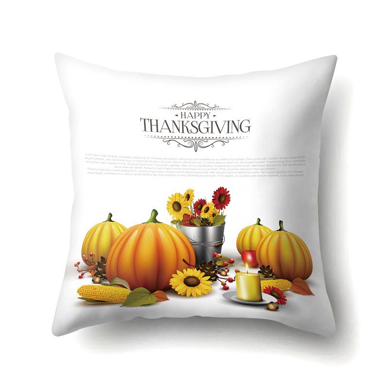 Halloween Pillowcase Car Waist Pillow Pumpkin Sofa Cushion Cover Office Home Living Room Pillowcase