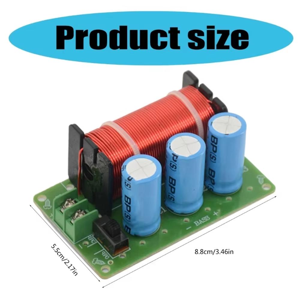 1Pcs Random Color Subwoofer Frequency Divider Subwoofer Crossover Board for Audio Video Equipment