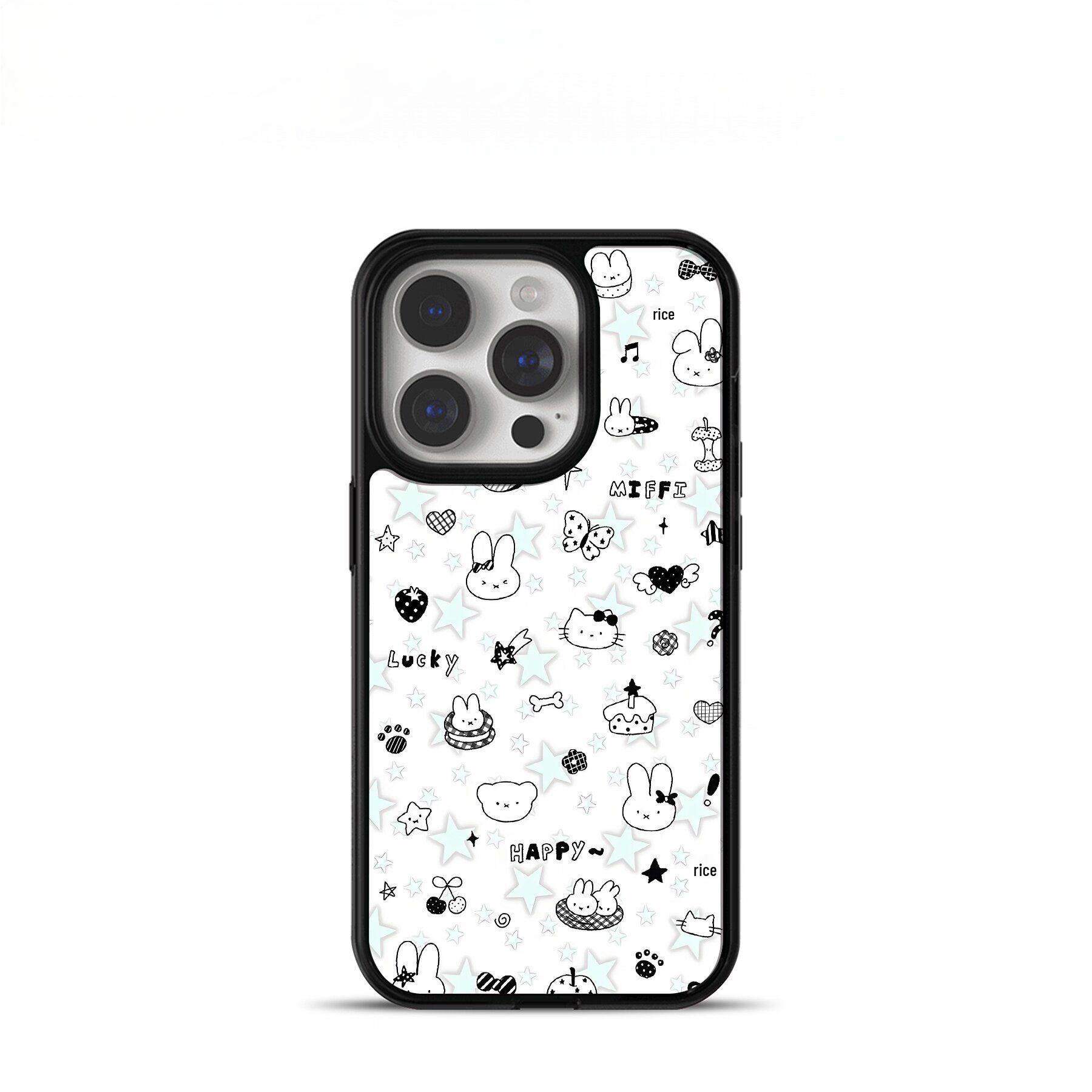 

Compatible with iPhone models: 17 Pro Max, 16, 15, 14, 13, 12. Features: Black frame, matte film, hard case, premium feel. iPhone 16 Pro