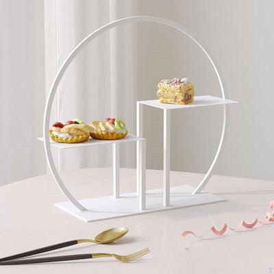 2 Artistic Cake Stands Dessert Trays Serving Multifunction Display Stand Pastry Holder