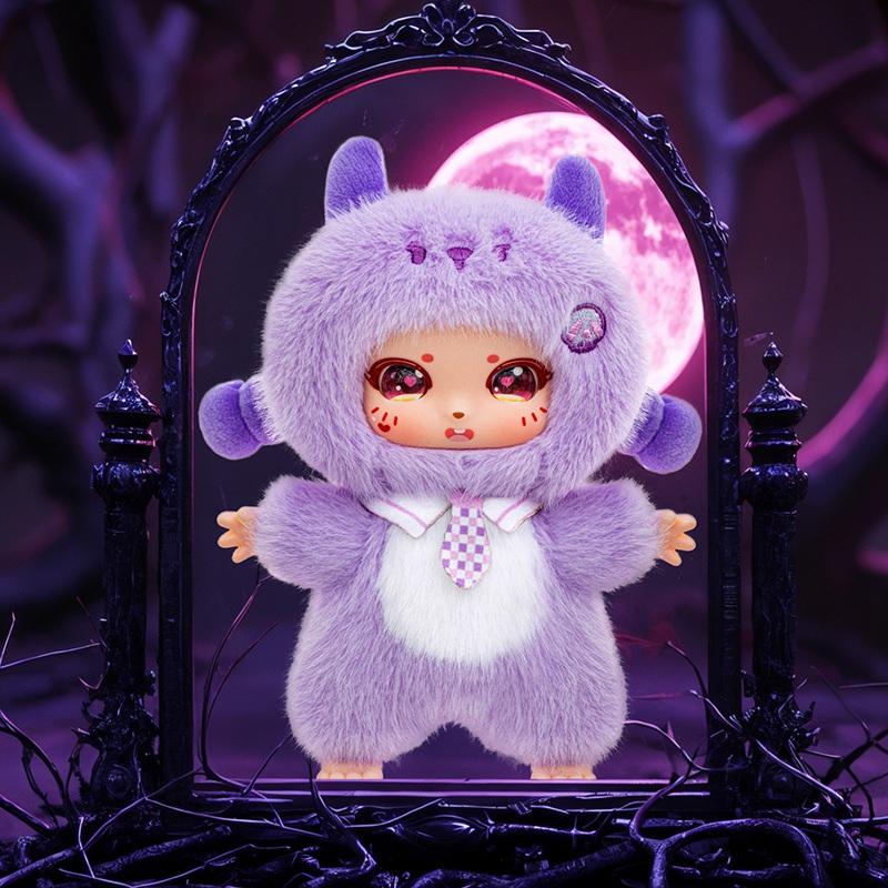 Dreamer Series Plush Keychain Cute Vinyl Face Doll Fluffy Soft Filling Animal Pendant Kawaii Packaging Decor and Collection Toys