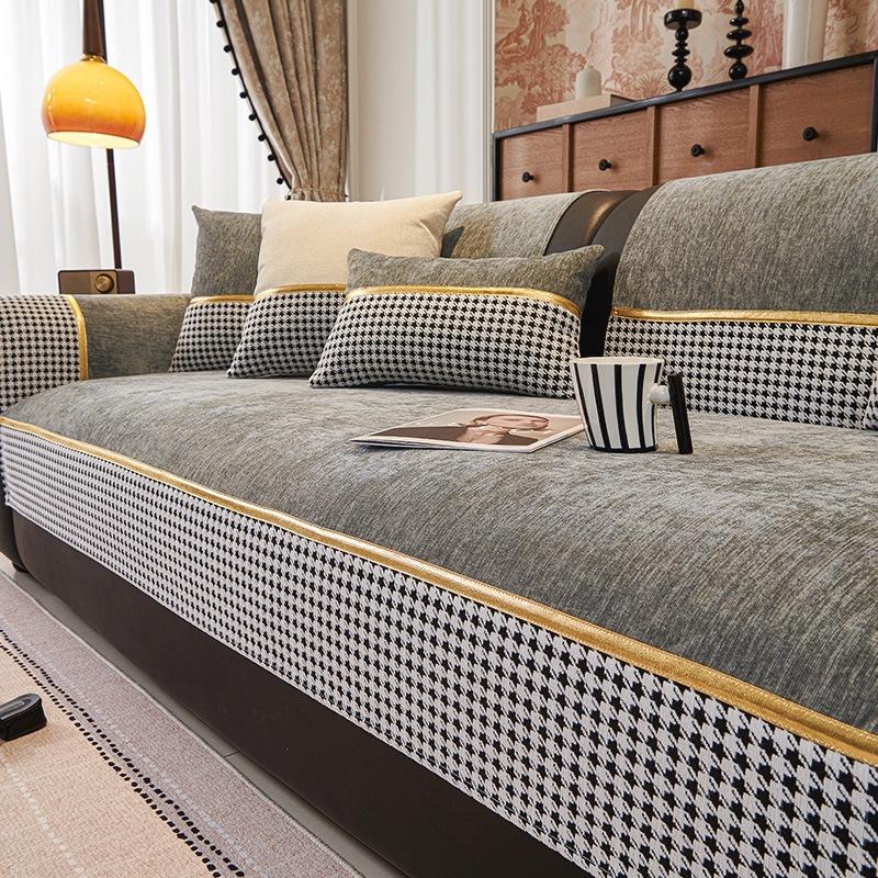 New Minimalist Sofa Cover All Seasons Thickened Anti Slip Sofa Cover Cushion Backrest Cover Cloth Towel Universal Seat Cushion