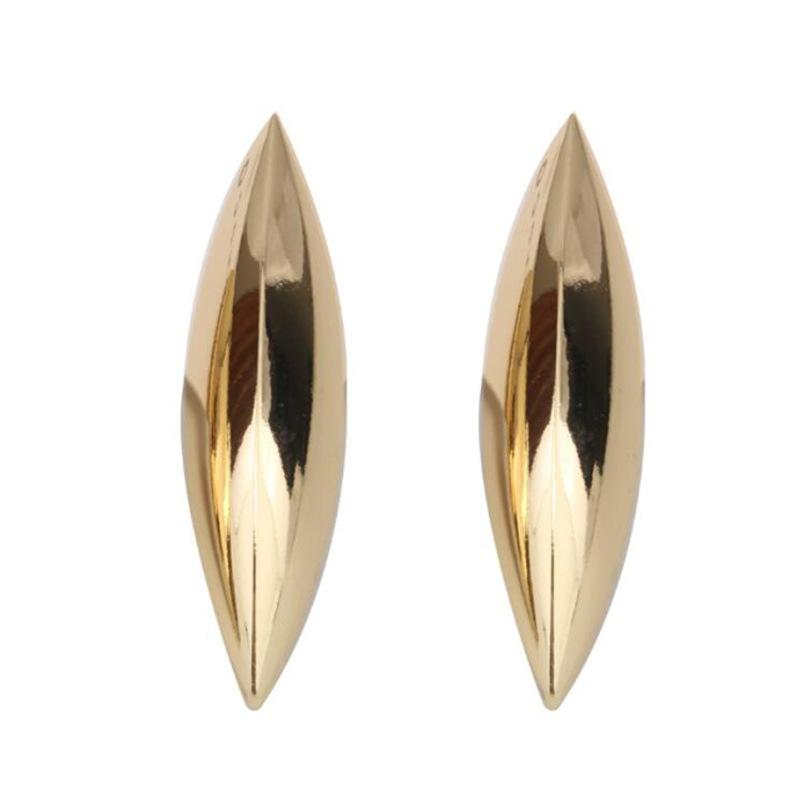 

Luxury Fashion Exaggerated Statement Earrings Large Geometric Design Lightweight Metal Alloy Fashion Jewelry for Women One Size золотой