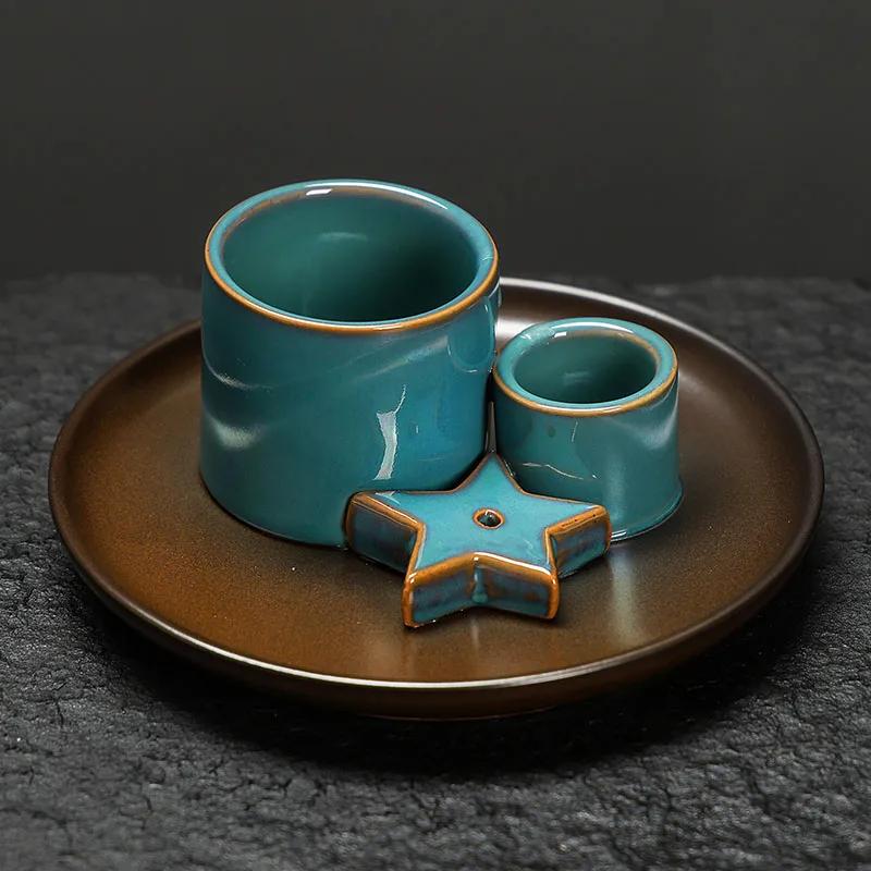 1pc Ceramic Aroma Tray Incense Burner Elegant Home Decor for Sage Palo Santo & Sticks with Easy Cleaning Design, Perfect Gift