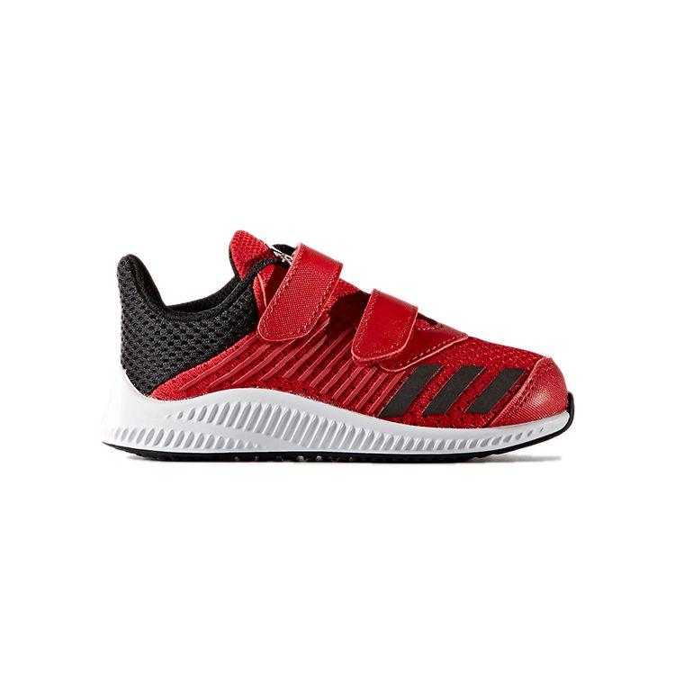 Adidas Fortarun Cf I Durable Low-Top Toddler Shoes Baby Shoes Red Black BY8976