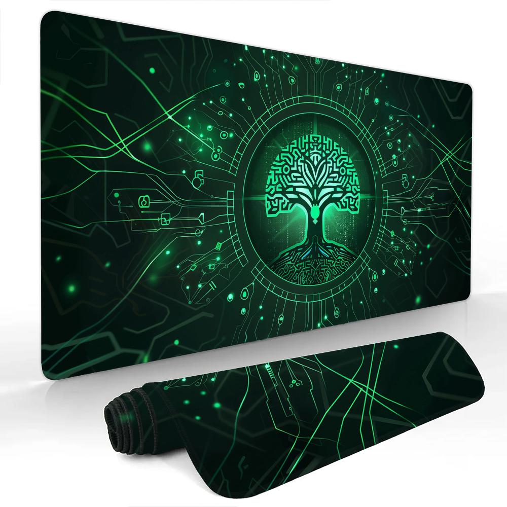 Mysterious Tree of Life Totem Mouse Pad Large Computer Office Game Table Mats Rubber Antislip XXL mouse mat HDP Long Desk Pads 800x300x2mm