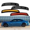 4XSmoked LED Side Marker Parking Bumper Lights AMBER/RED For Dodge 15-21 Charger