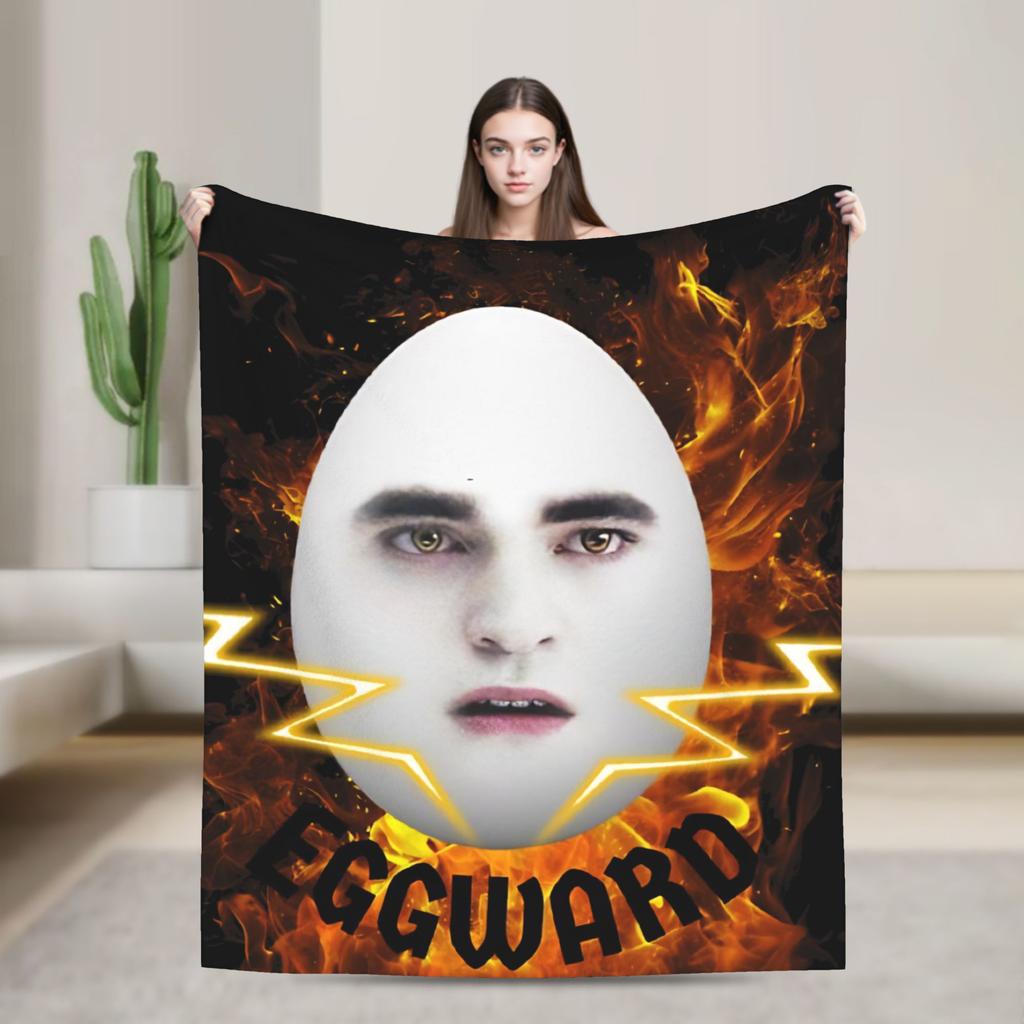 Funny Eggward Meme Blanket Twilight Edward Cullen Fuzzy Novelty Soft Throw Blankets For Home Autumn/Winter