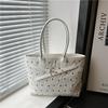 Y2k Bow Shoulder Bag Versatile Commuting Bag Trendy Women Tote Bag  Female